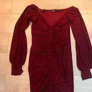 Fashion Nova Ruched Dress